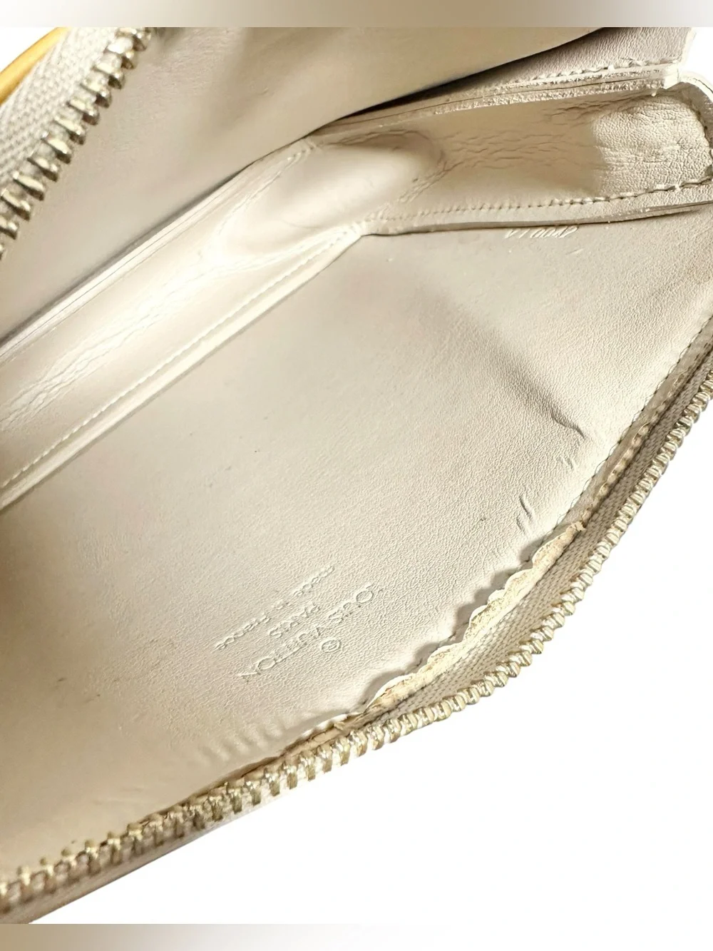 Louis Vuitton Yellow Vernis & Vachetta Leather Lexington Pochette Mini Bag